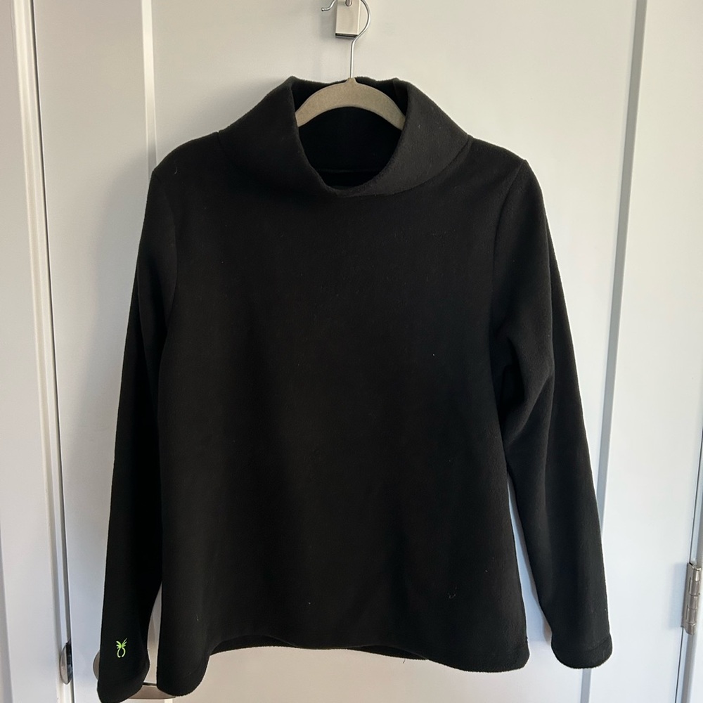 NWT Dudley Stephens Black Greenpoint Vello Fleece. Size Large.